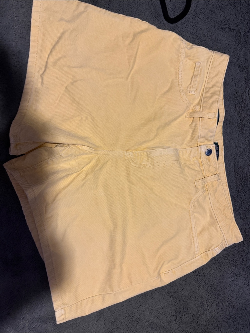 wild fable Pale Yellow High-Rise Jean Shorts
